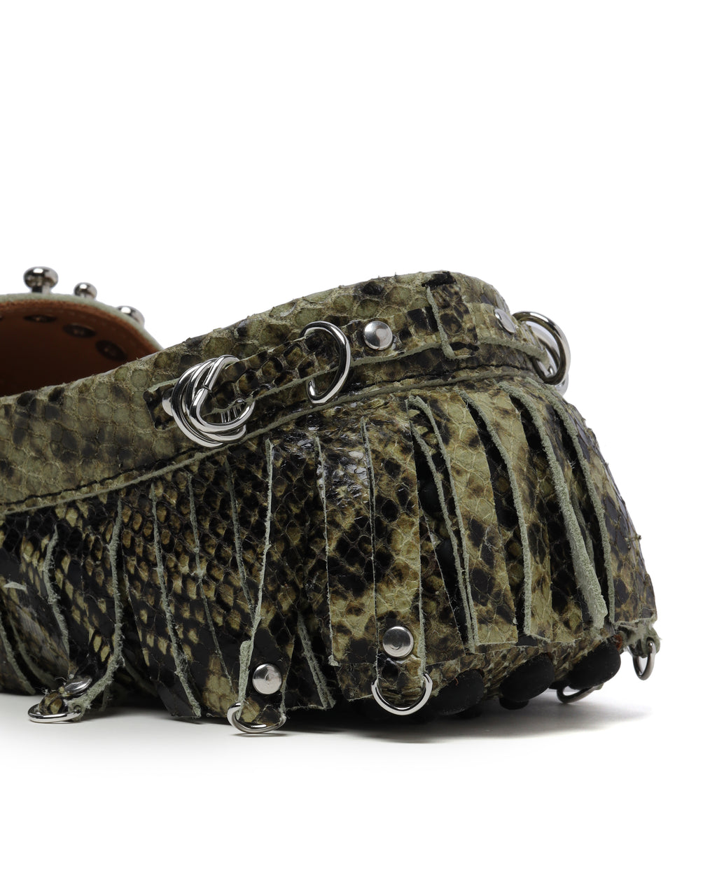 Snakeskin Puli strap moccasin