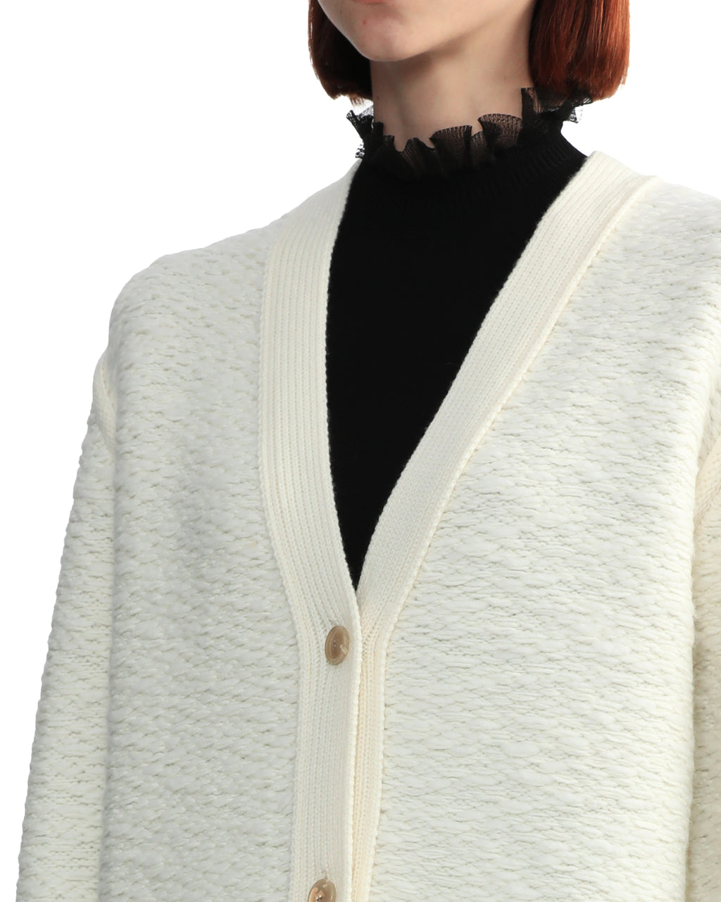 Textured cardigan