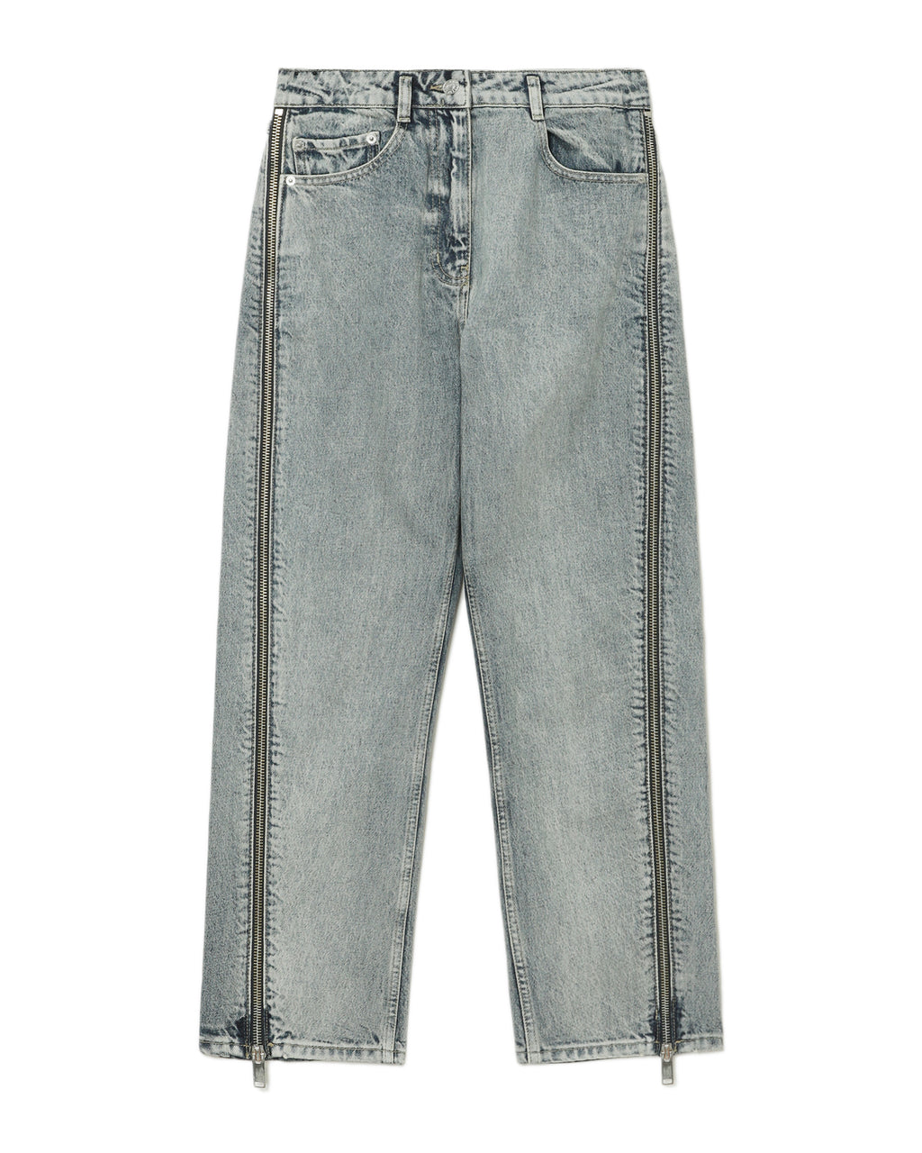 Zip hem jeans