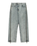 Zip hem jeans