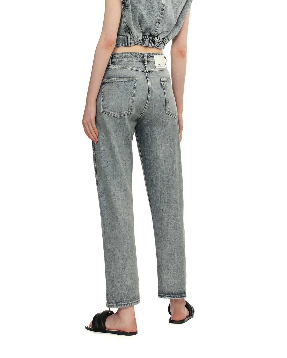 Zip hem jeans