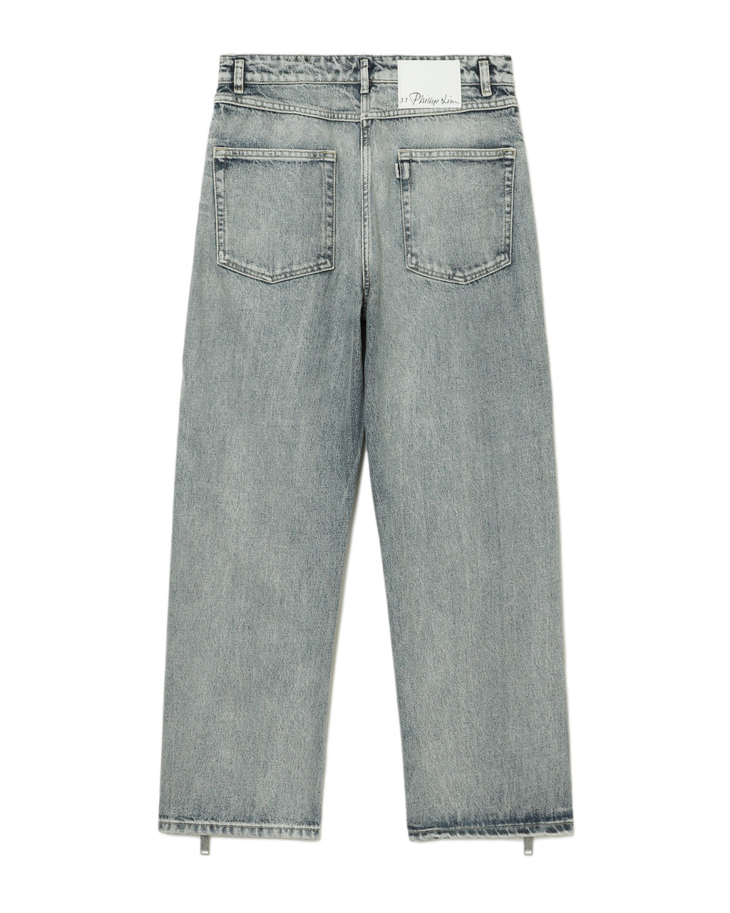 Zip hem jeans