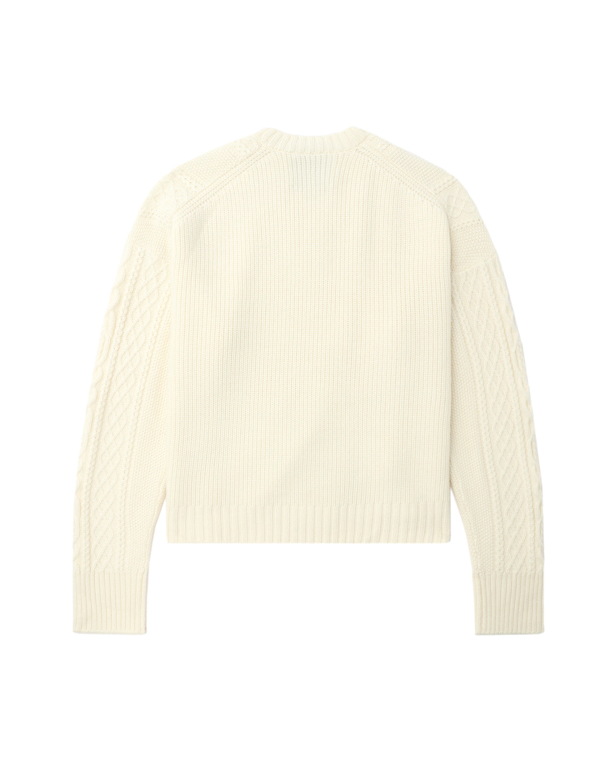 Cable knit sweater