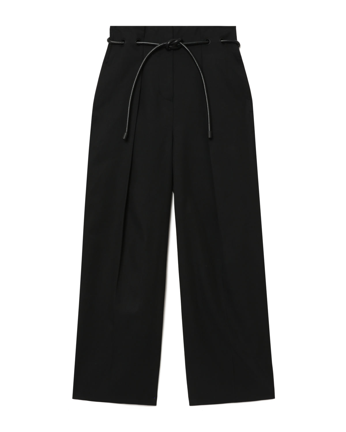 Wide leg origami pants