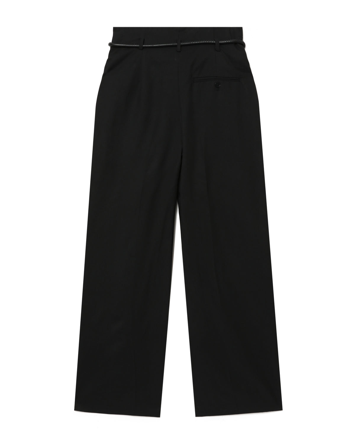 Wide leg origami pants