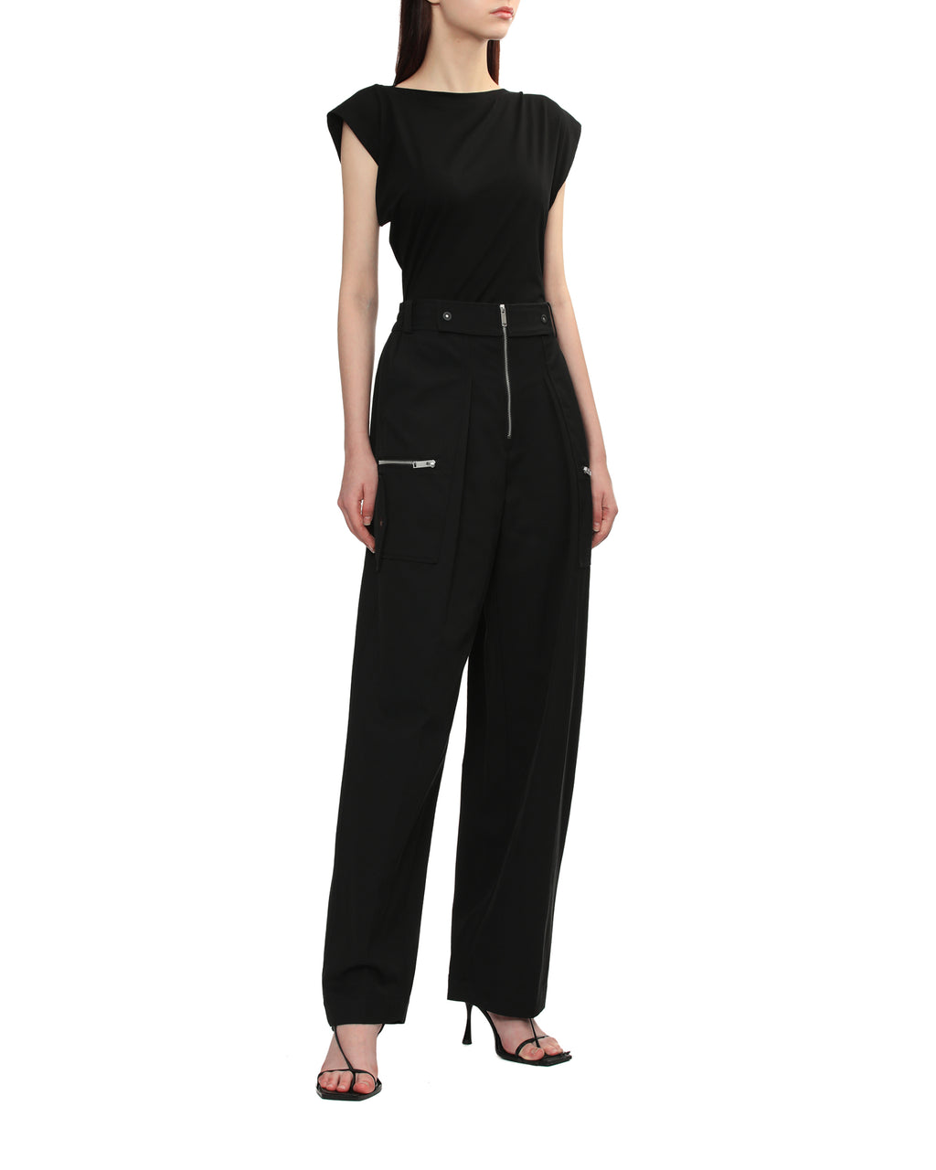 Zip-pocket pants