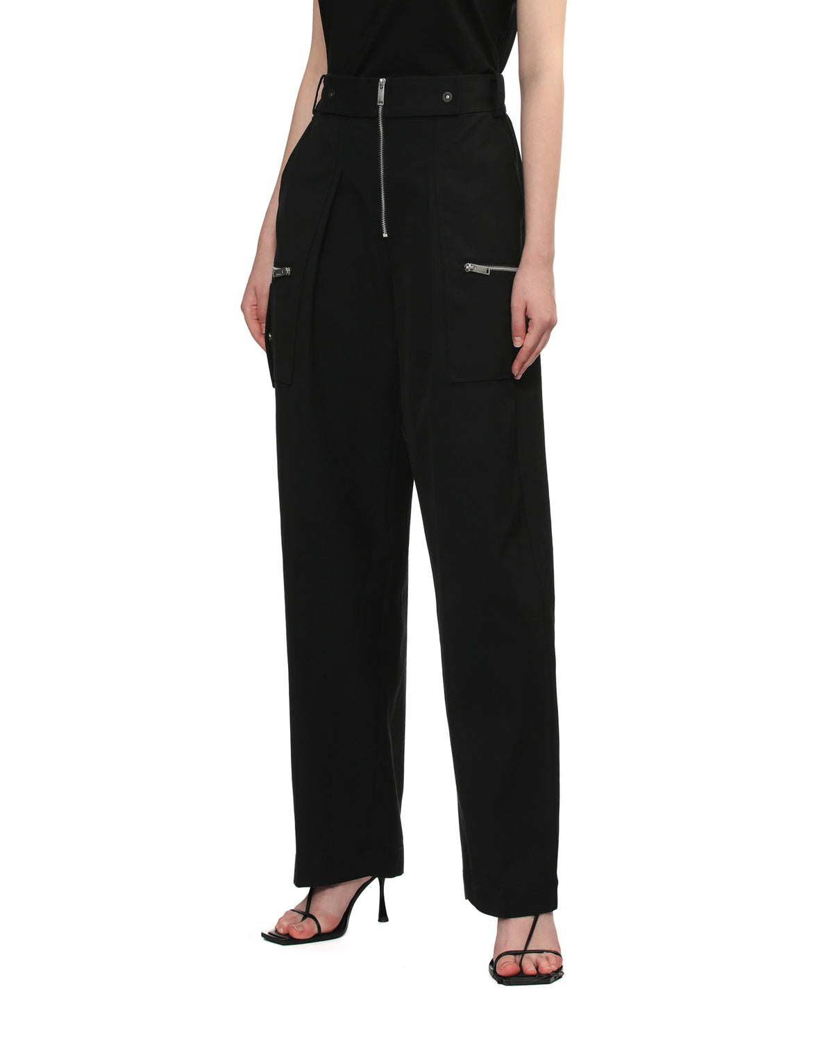 Zip-pocket pants