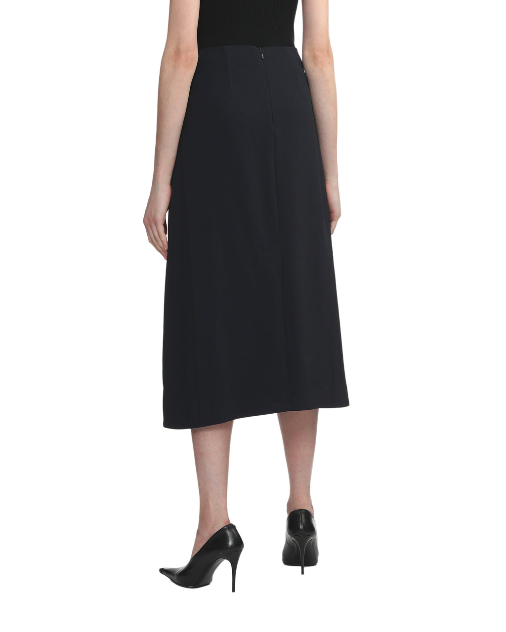 Faux wrap skirt