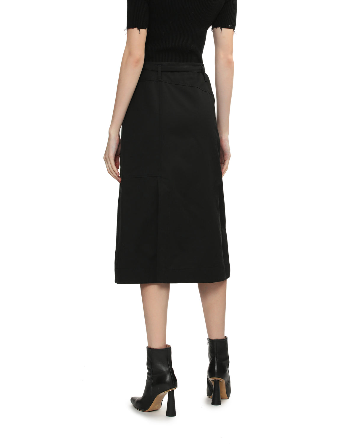 Belted skirt