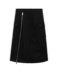 Pleated cargo skirt