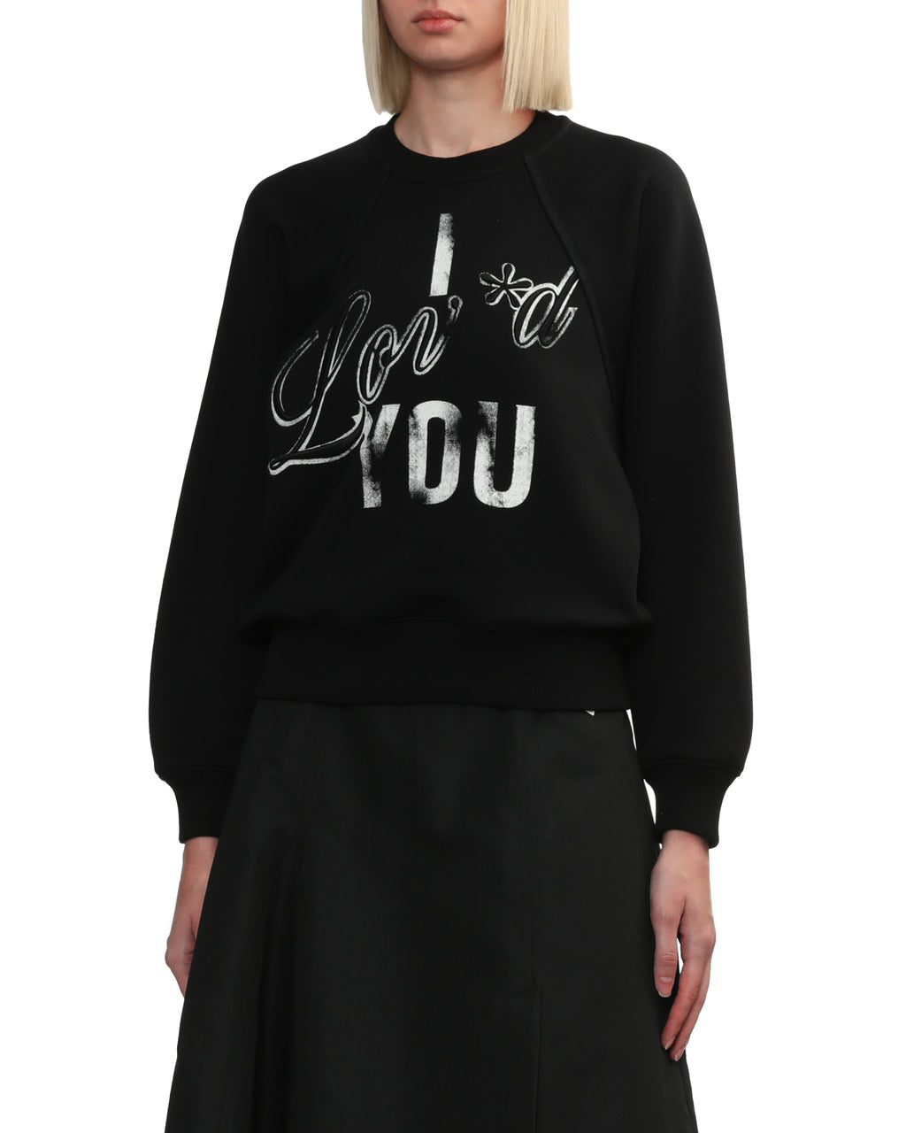 Slogan sweatshirt