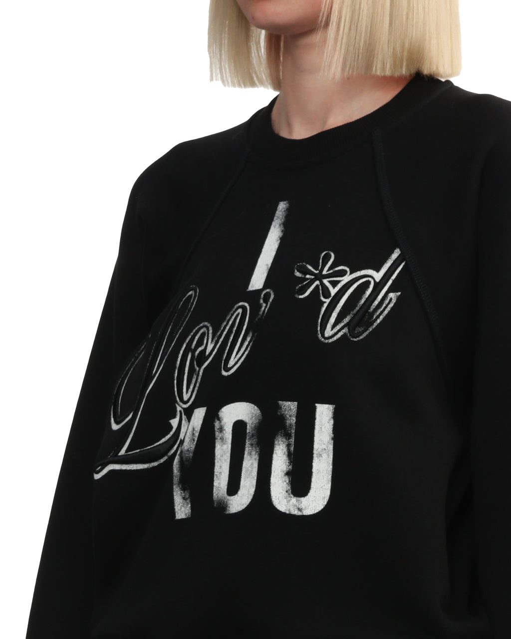 Slogan sweatshirt