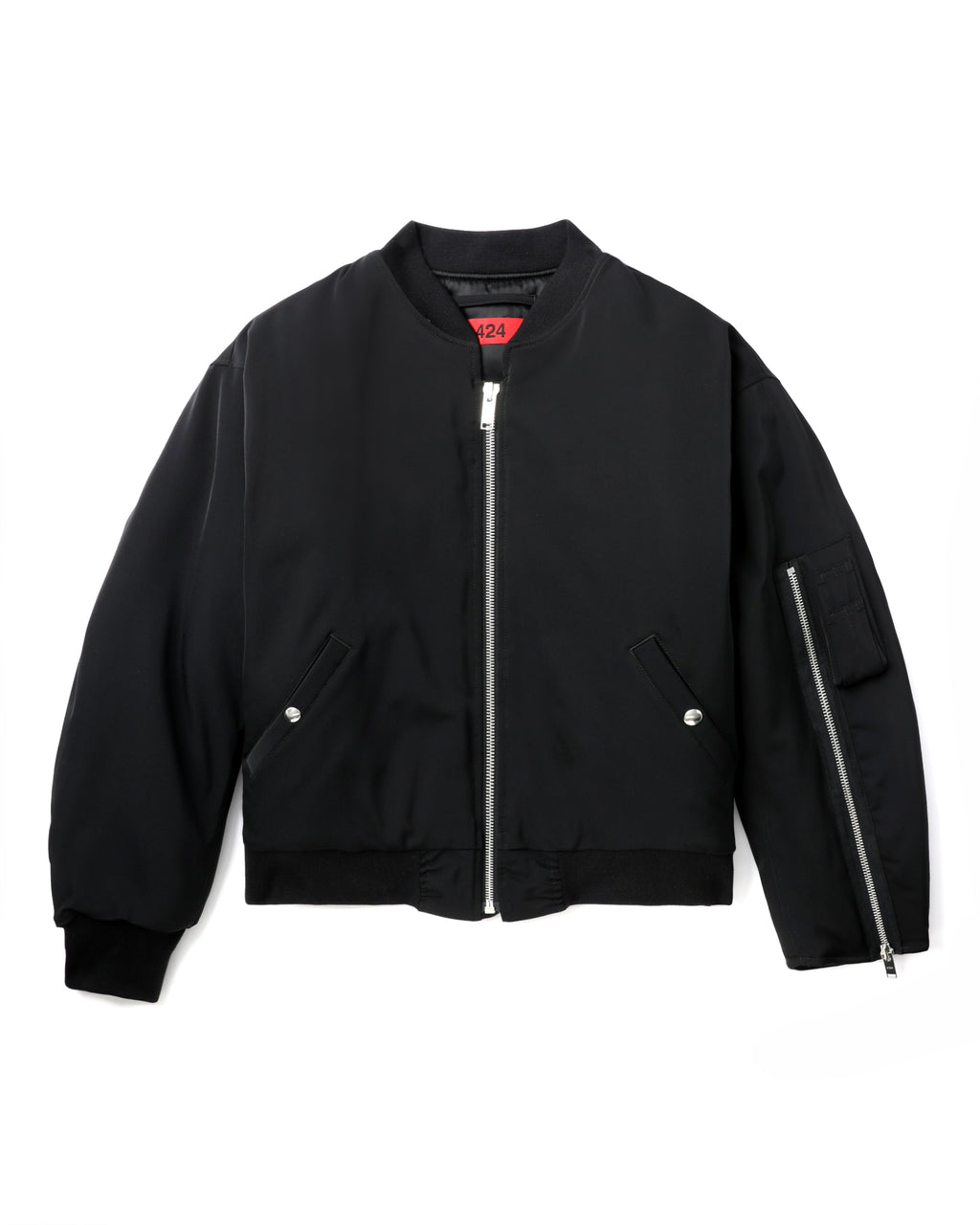Cropped bomber jacket