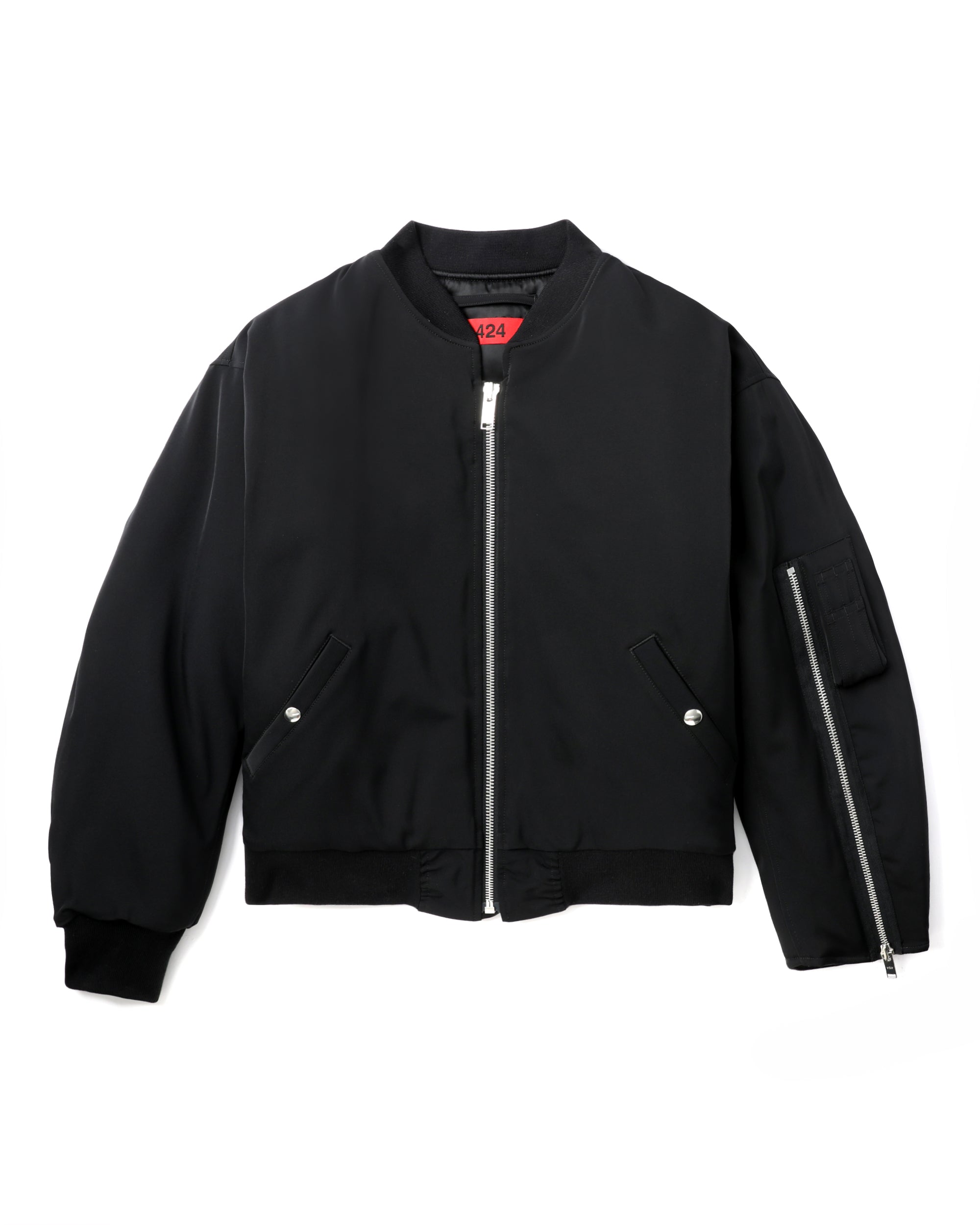 Cropped bomber jacket
