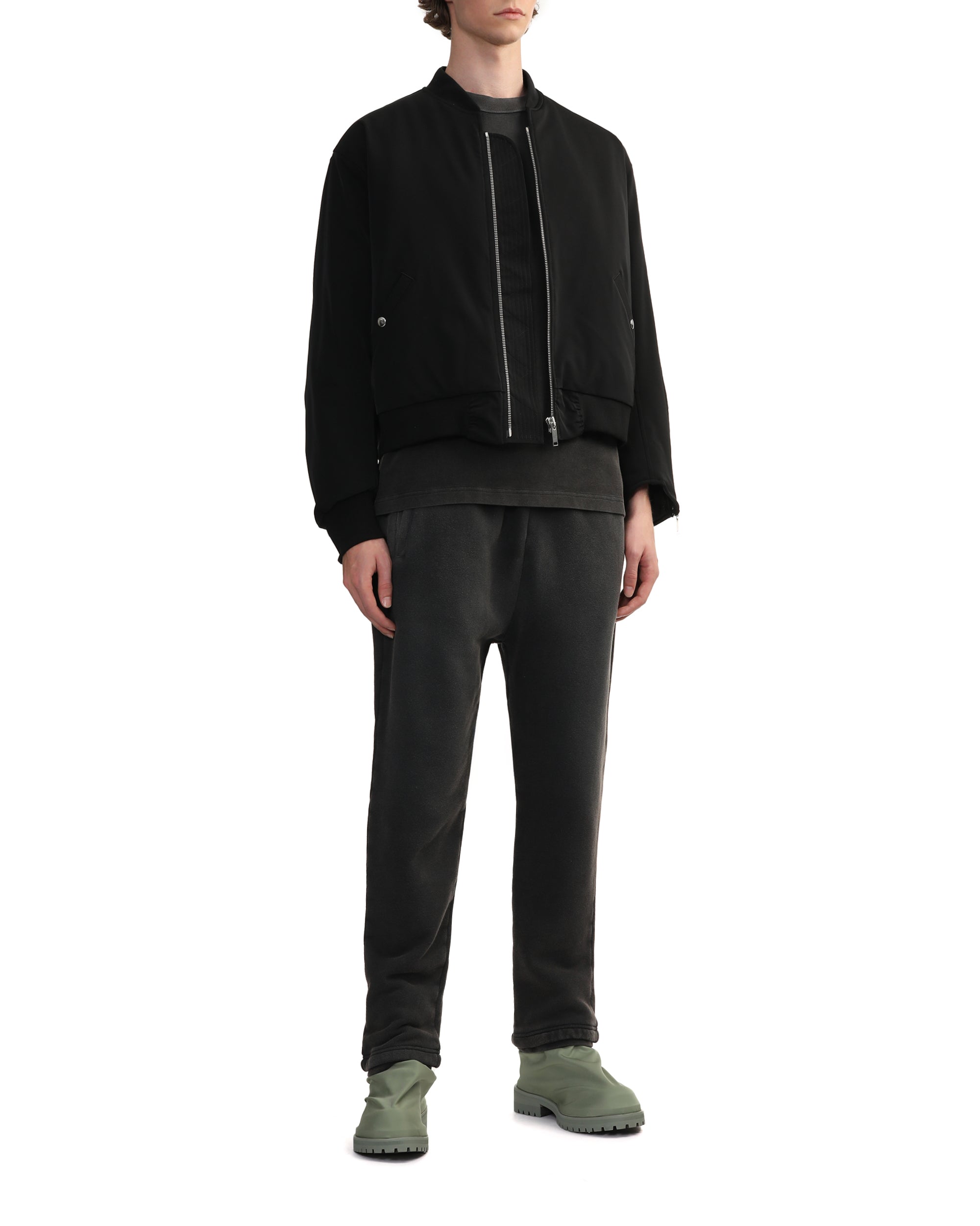 Cropped bomber jacket