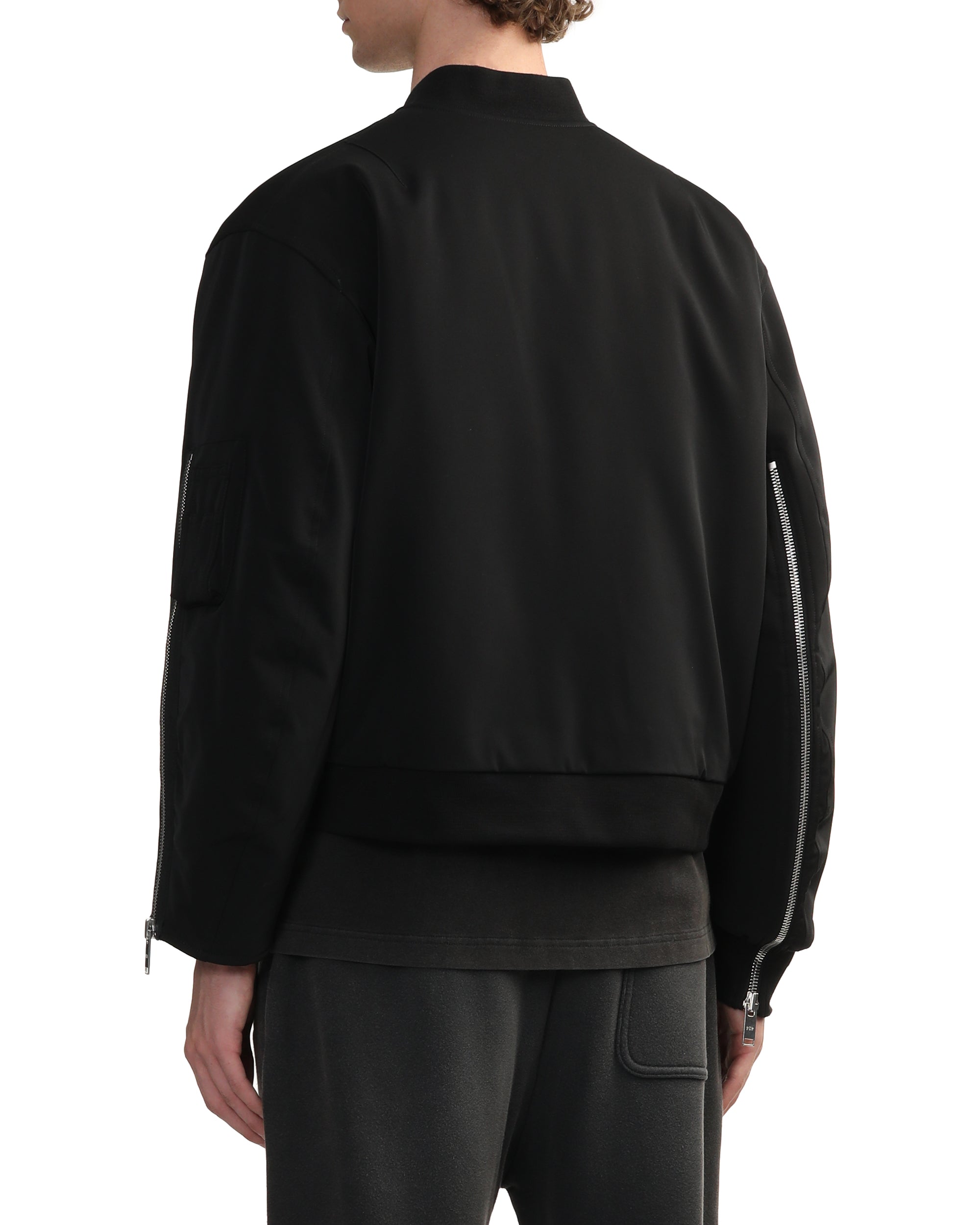 Cropped bomber jacket