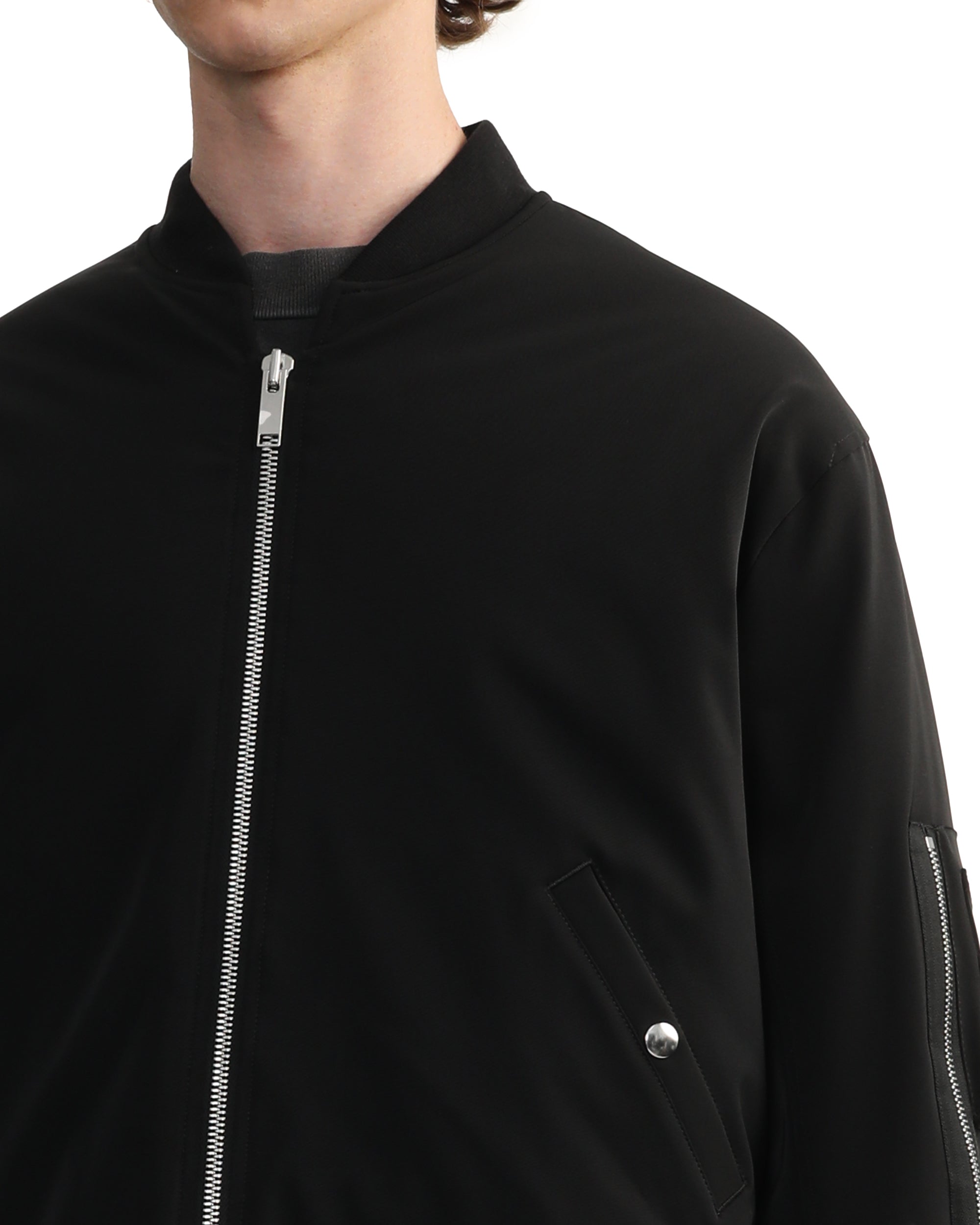 Cropped bomber jacket