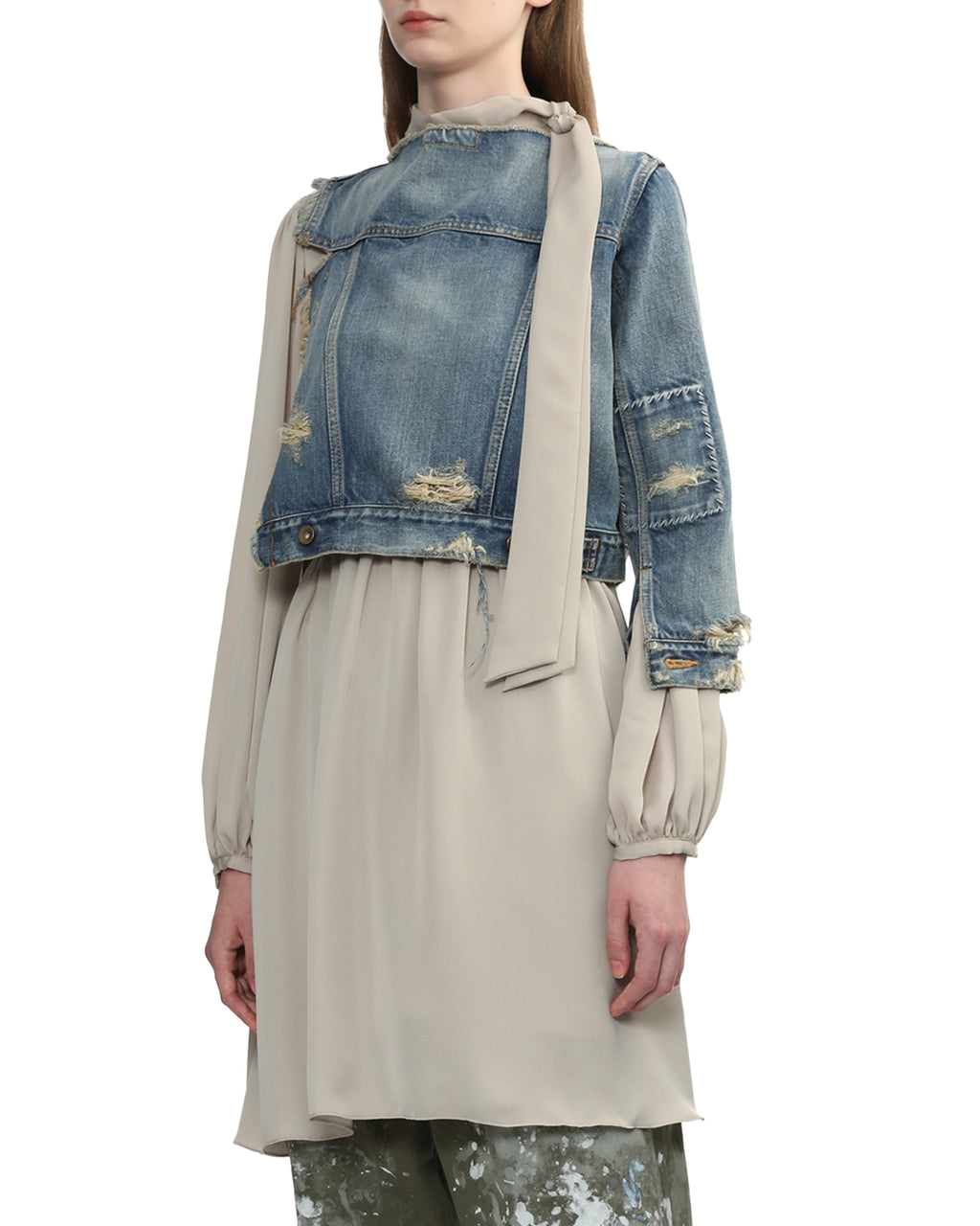 Layered mini dress