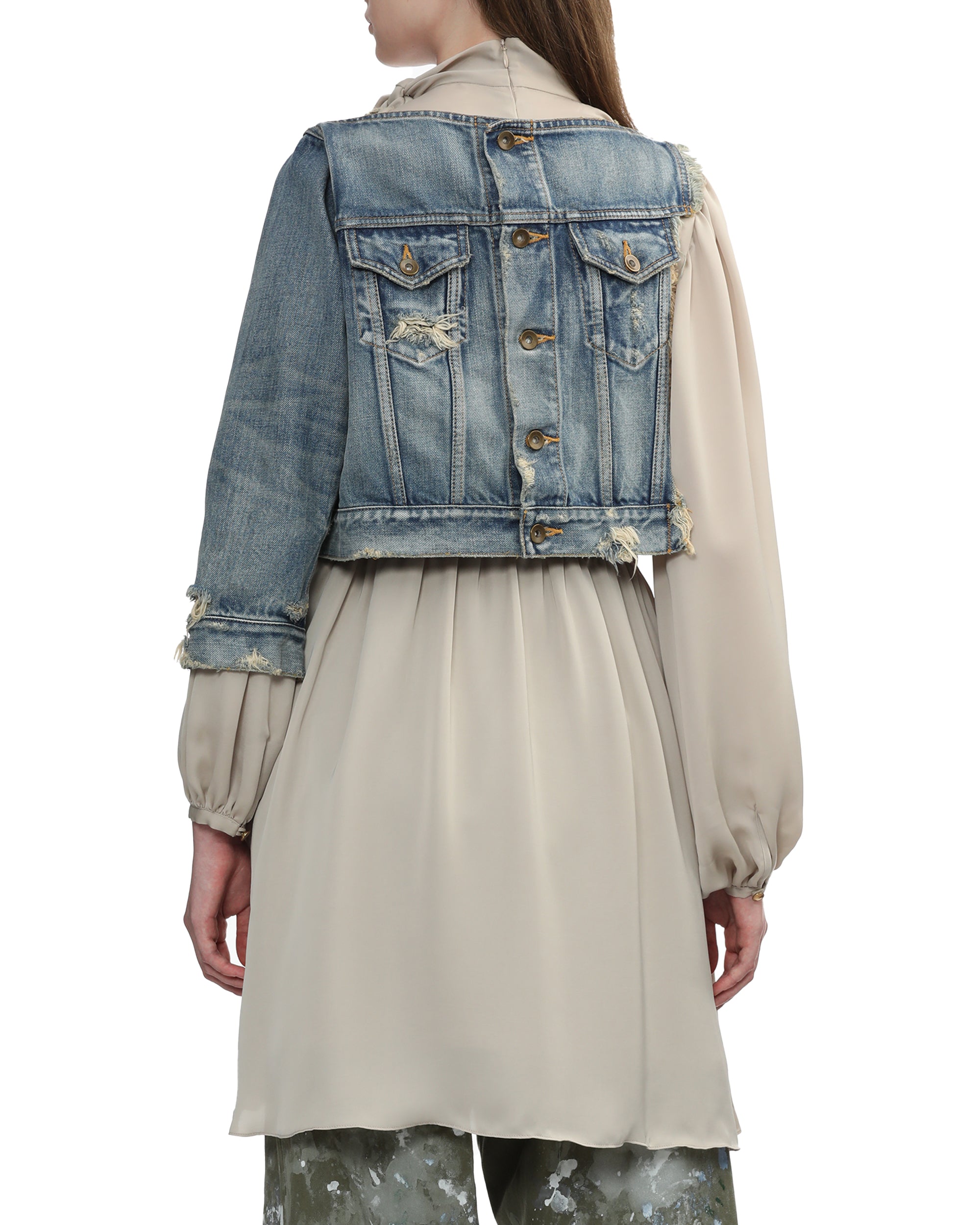 Layered mini dress