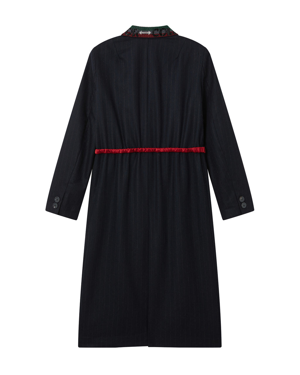 Belted long coat