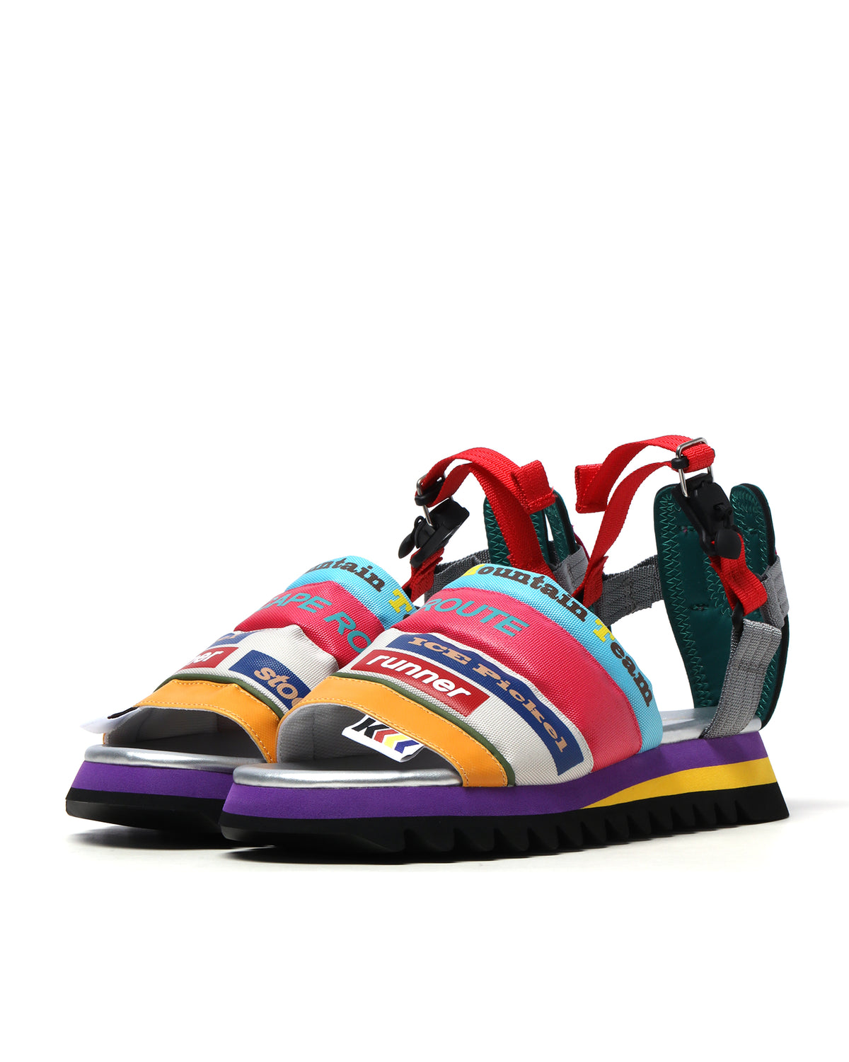 Multi-coloured sandals