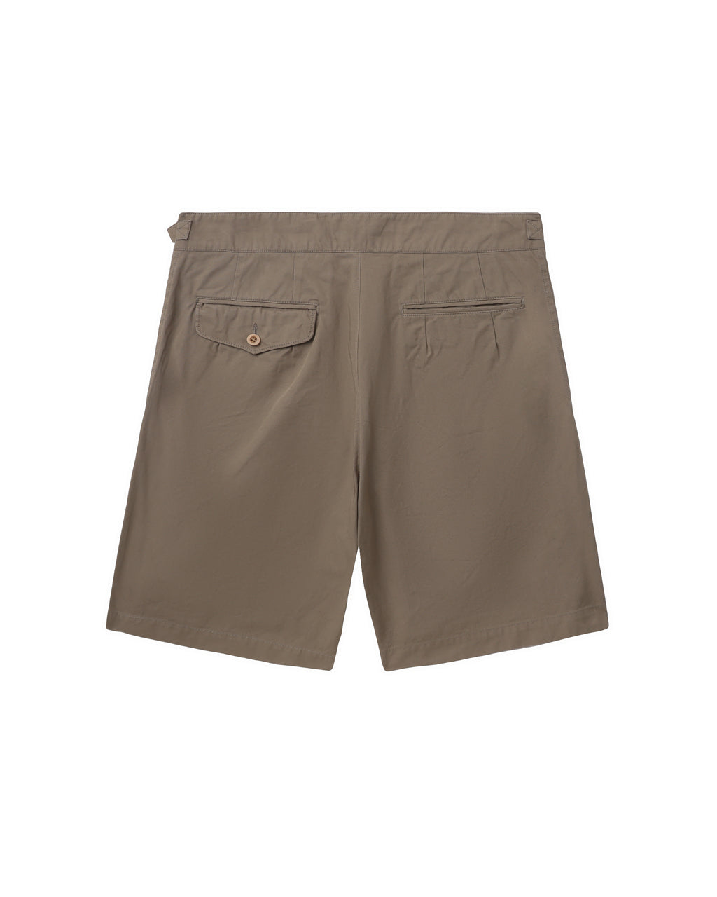 Pleated utility shorts
