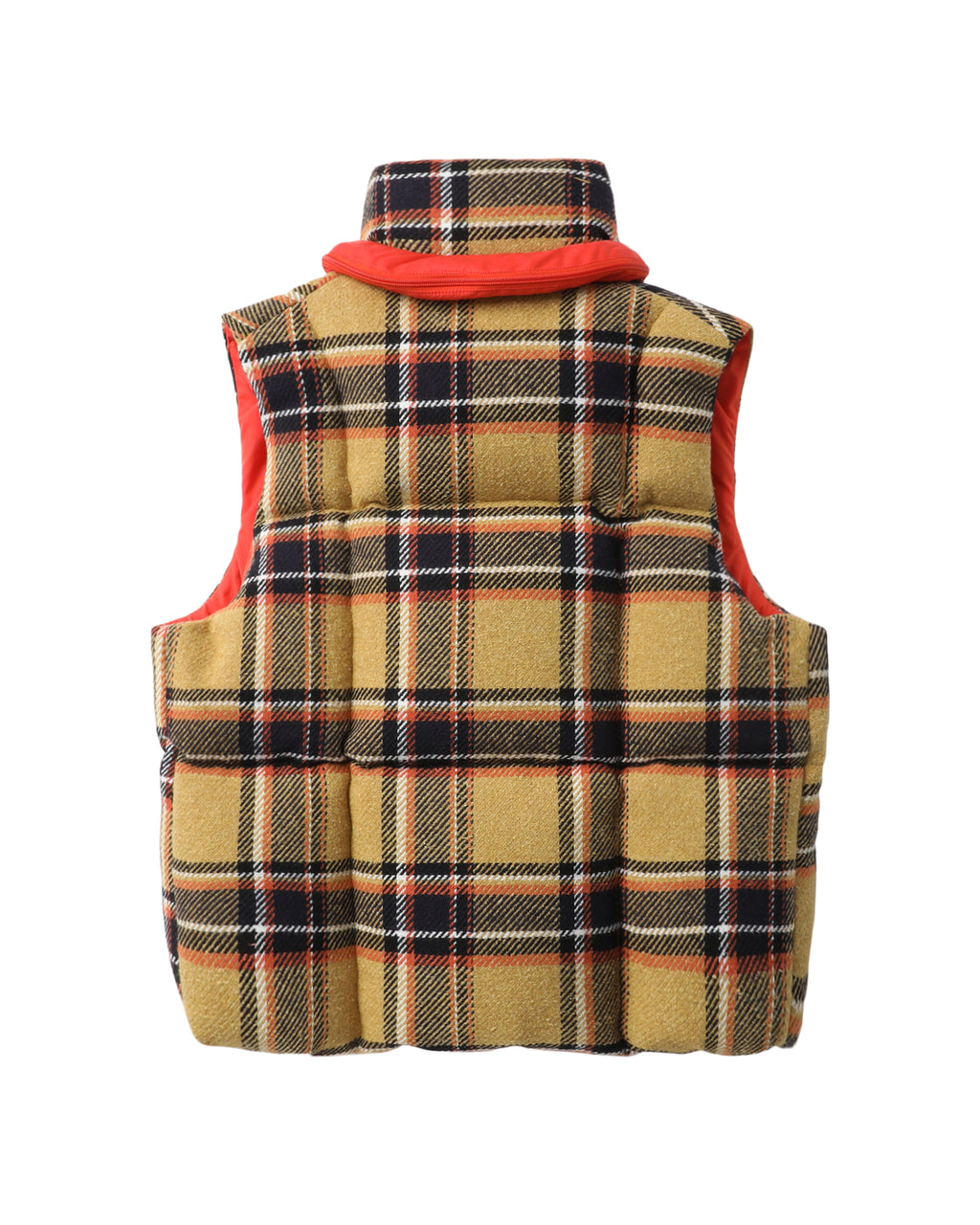 Cropped plaid gilet