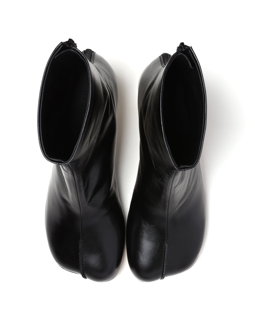 Clear-heel boots