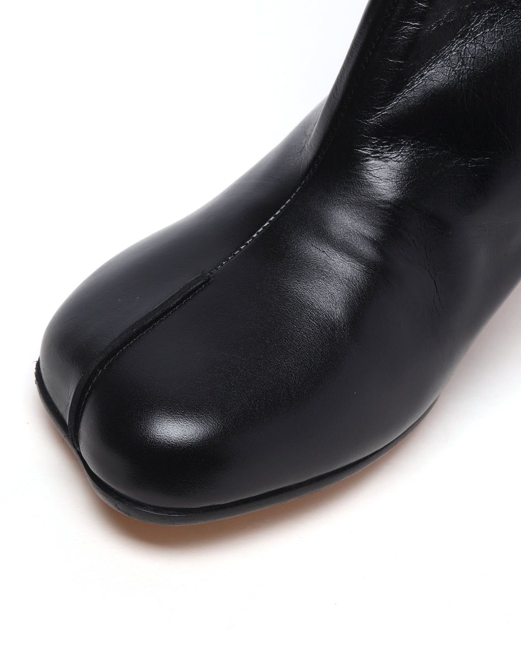 Clear-heel boots