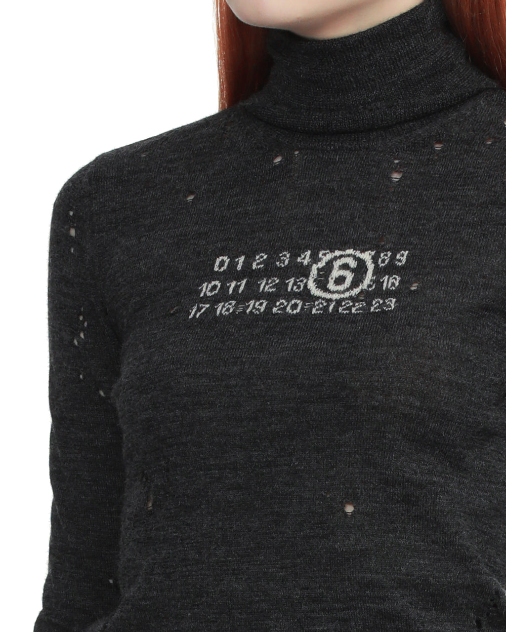 Logo turtleneck sweater