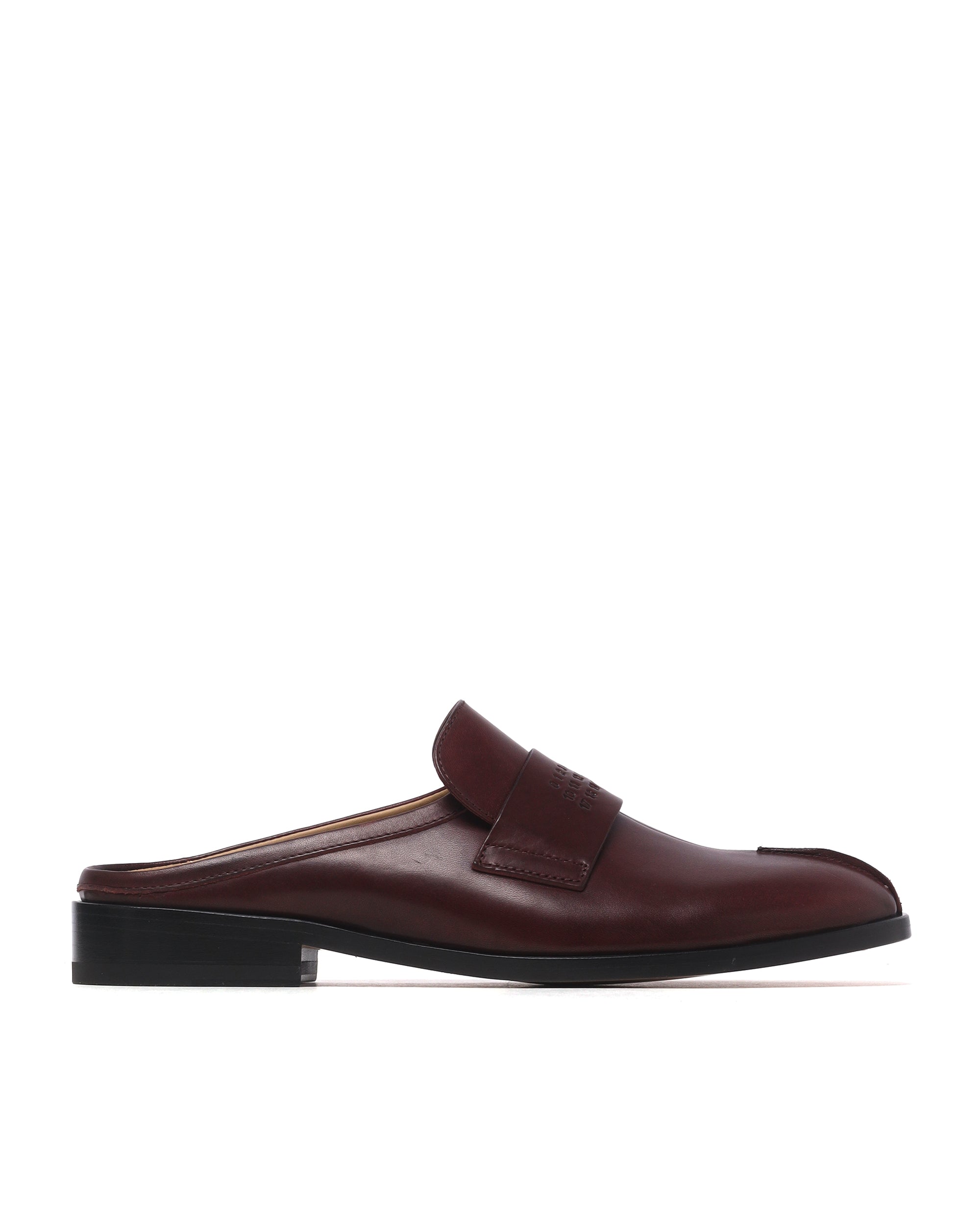 Loafer-style mules