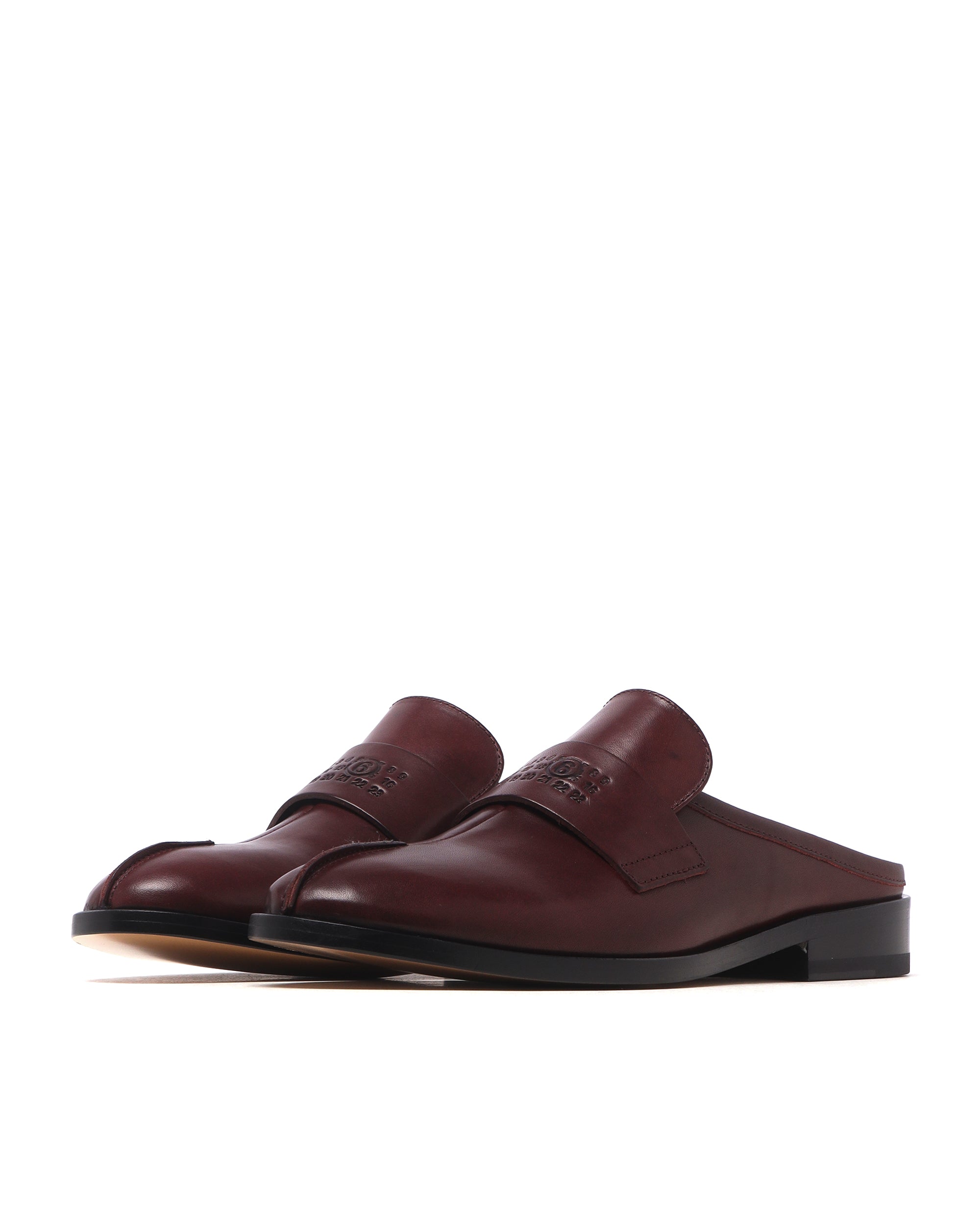 Loafer-style mules