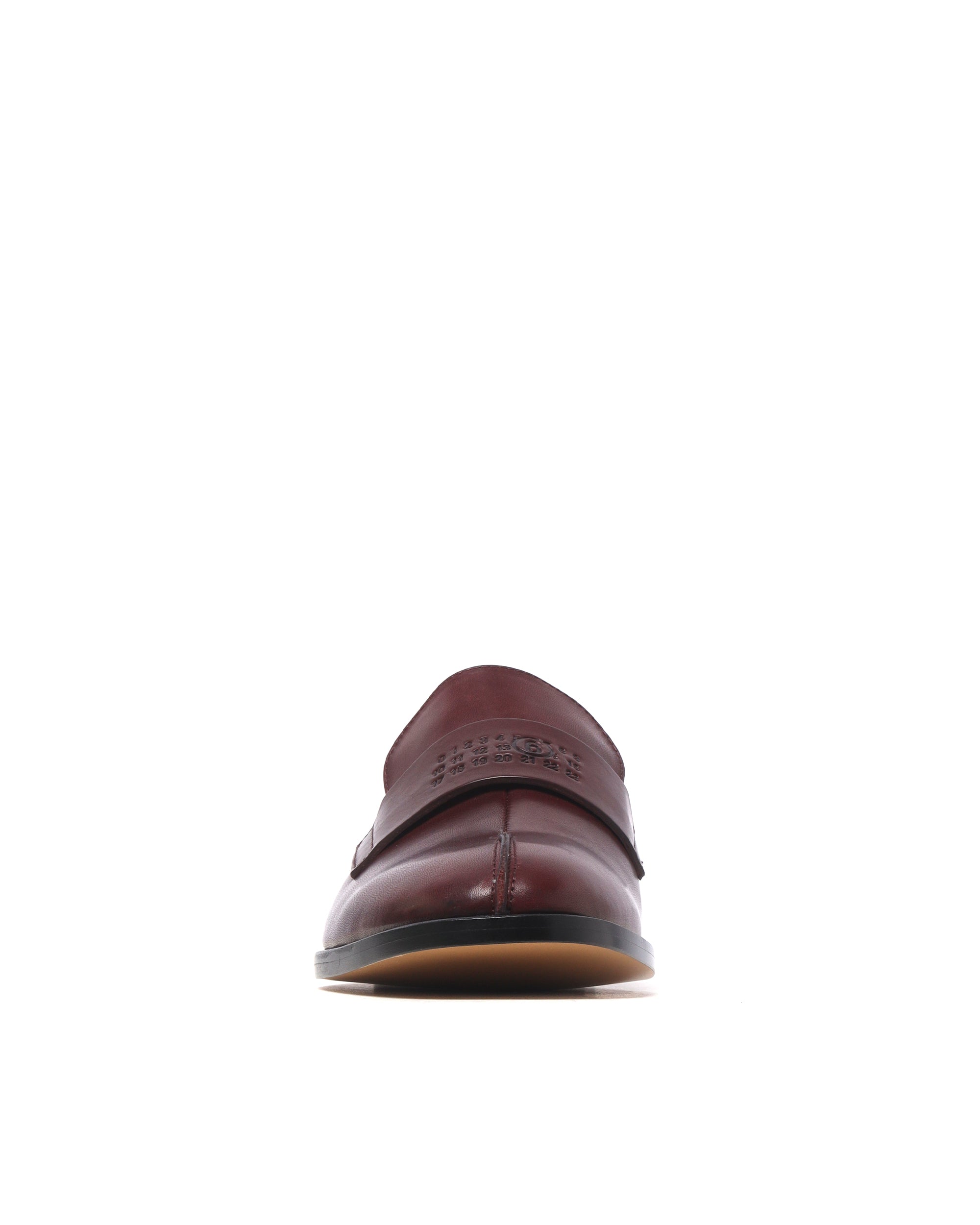 Loafer-style mules