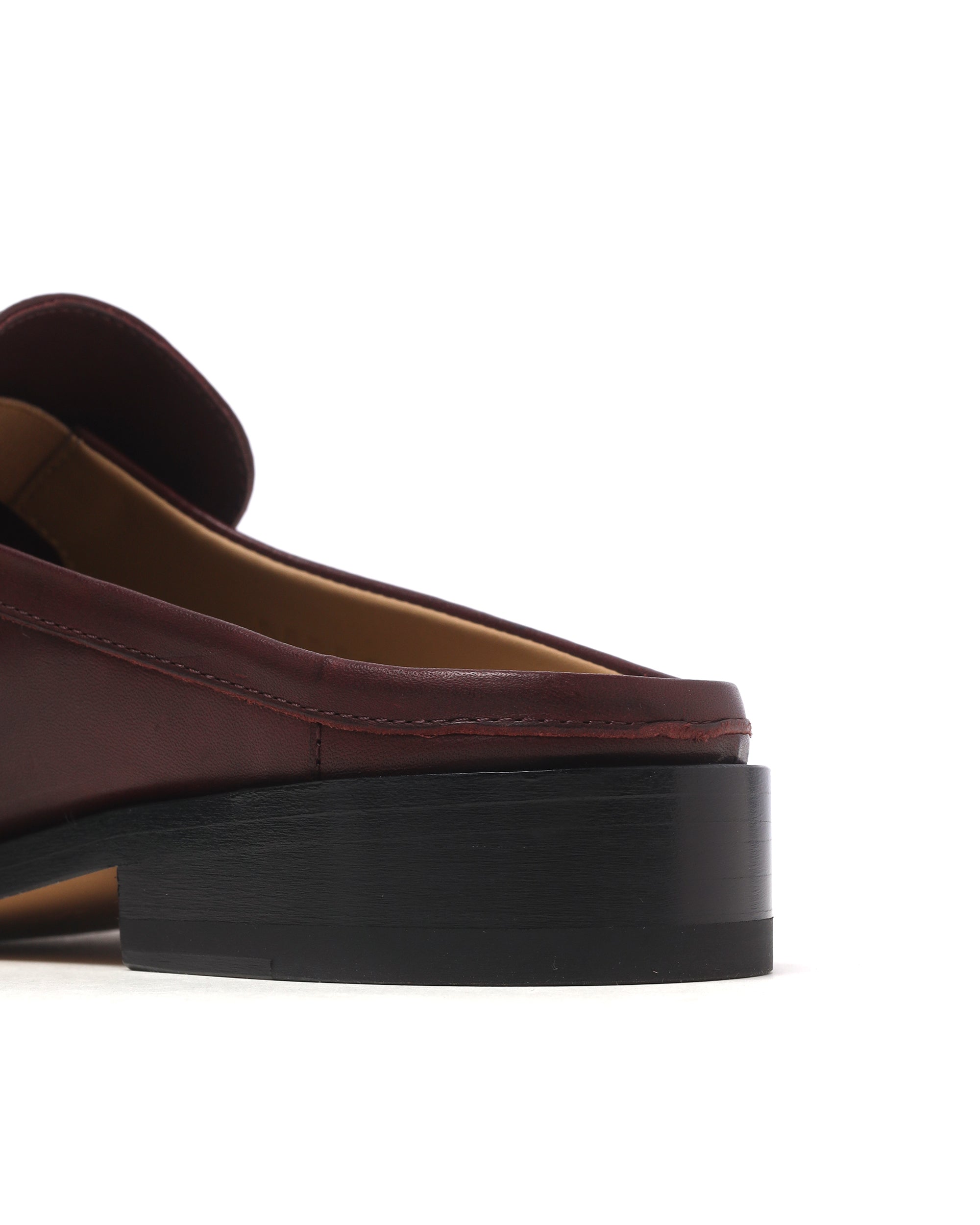 Loafer-style mules