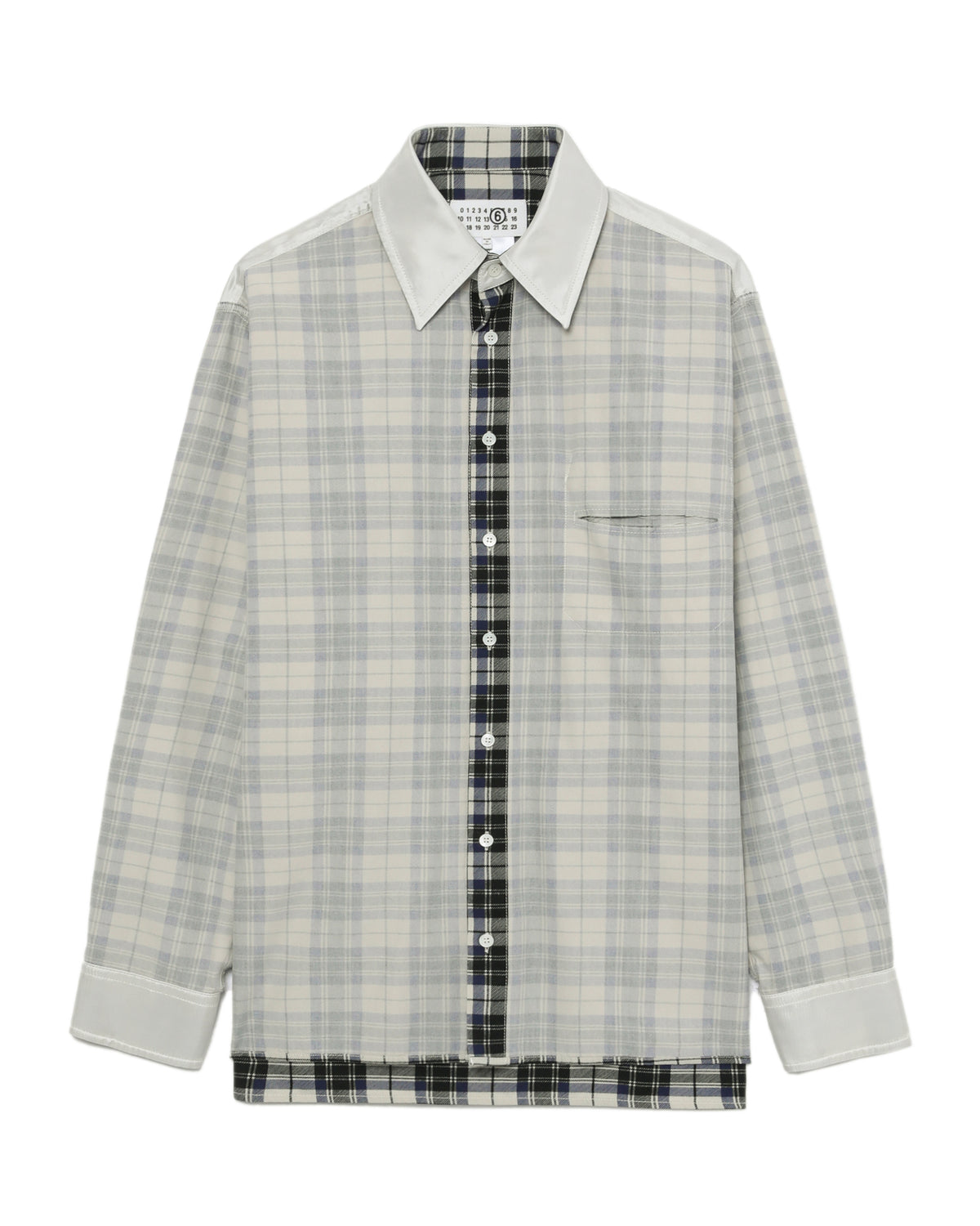 Check long sleeve shirt