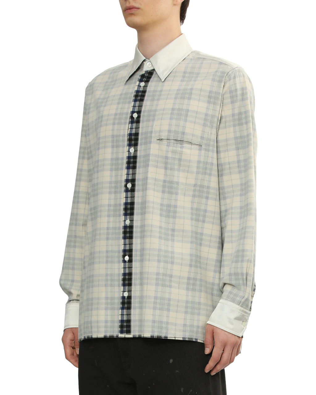Check long sleeve shirt