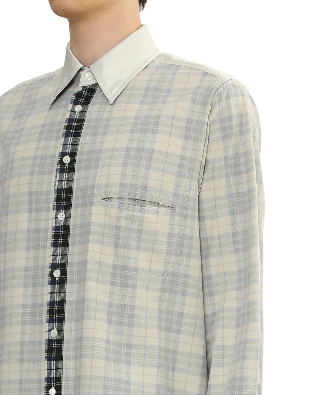 Check long sleeve shirt