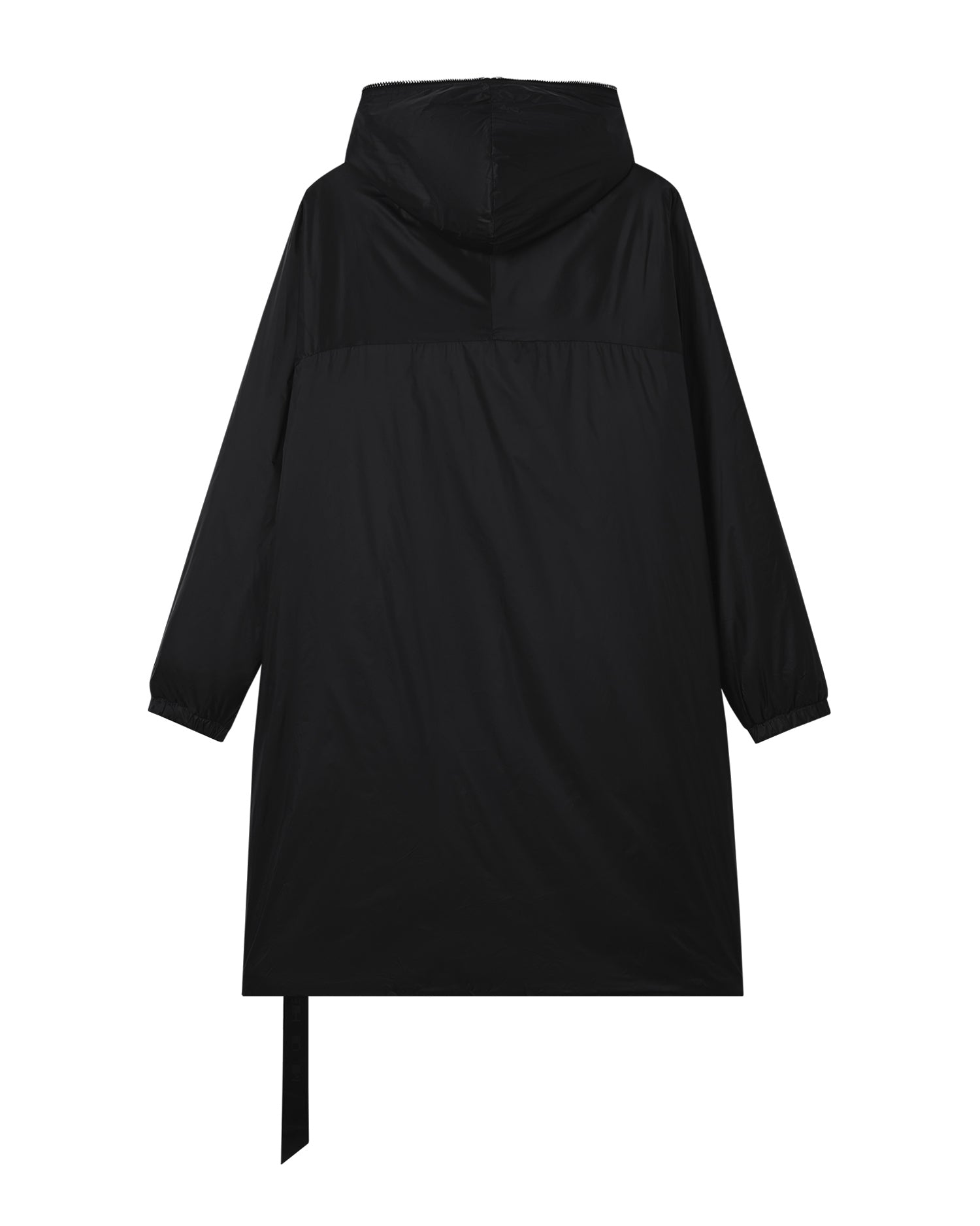 Hooded long coat