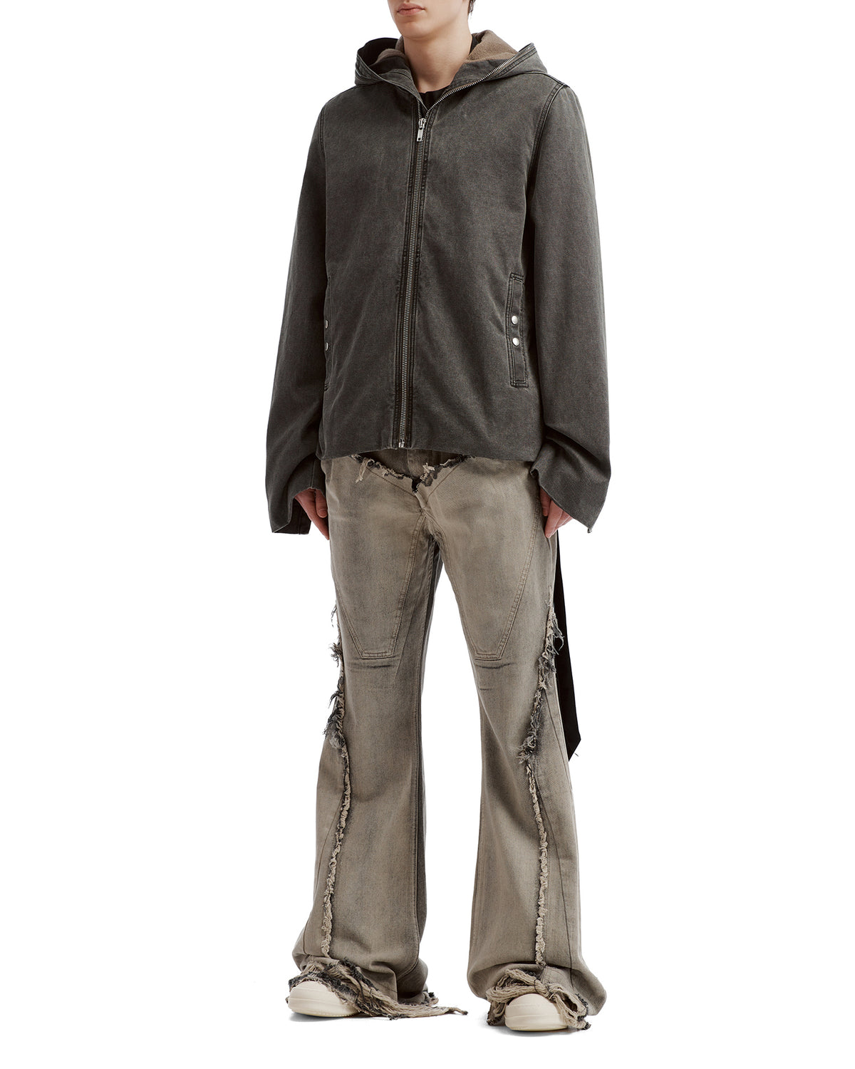 Gimp zip front jacket