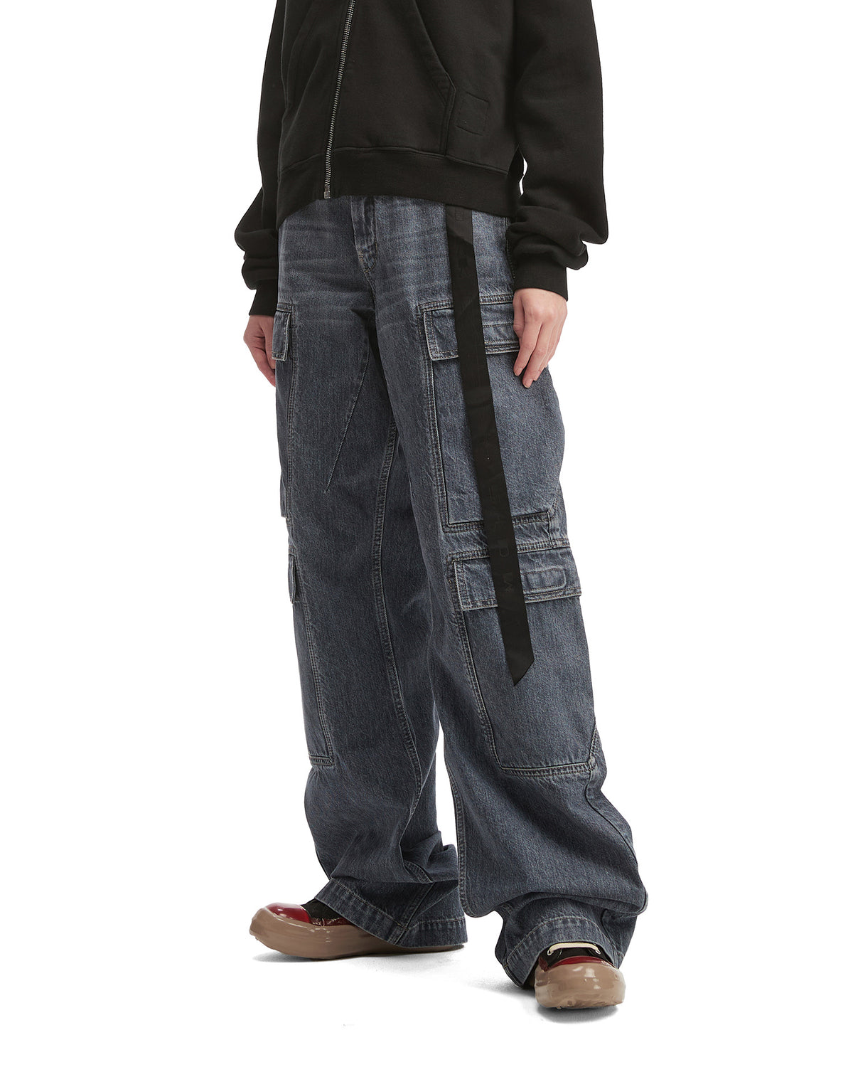 Double cargo jeans