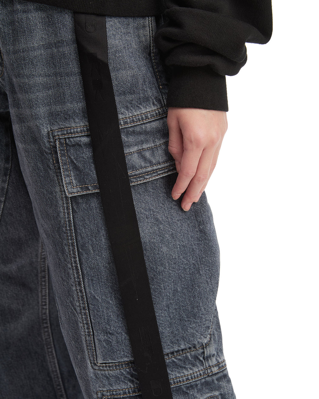 Double cargo jeans