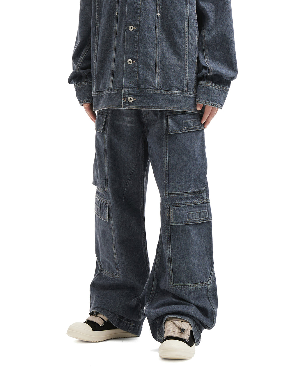 Double cargo jeans
