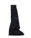 Zipper-detail boots