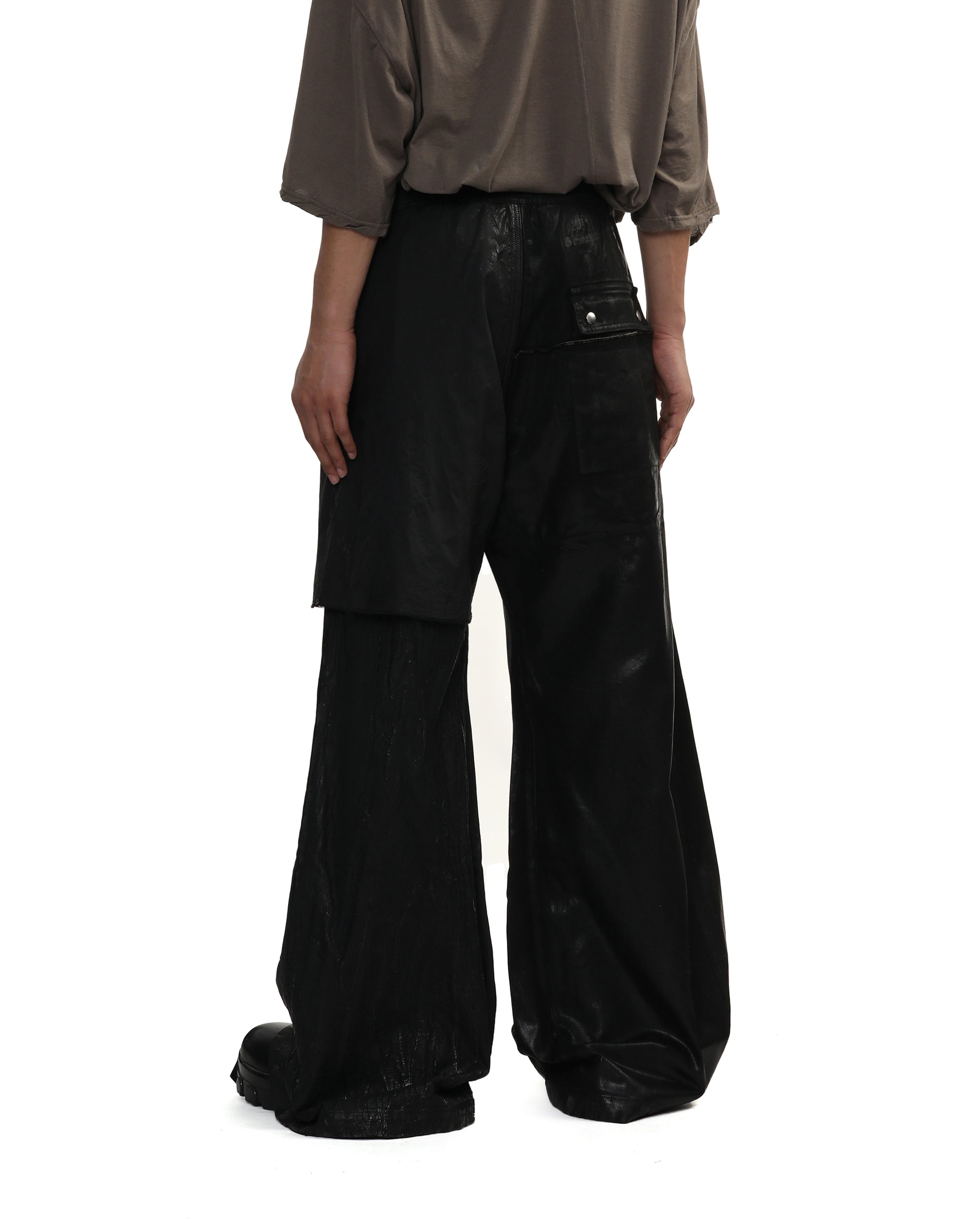 Layered wide leg trousers