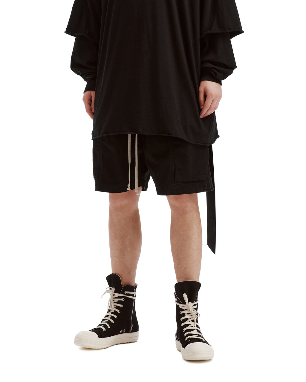 Zip-pocket shorts