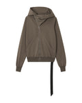 Hooded zip-up sweatshirt