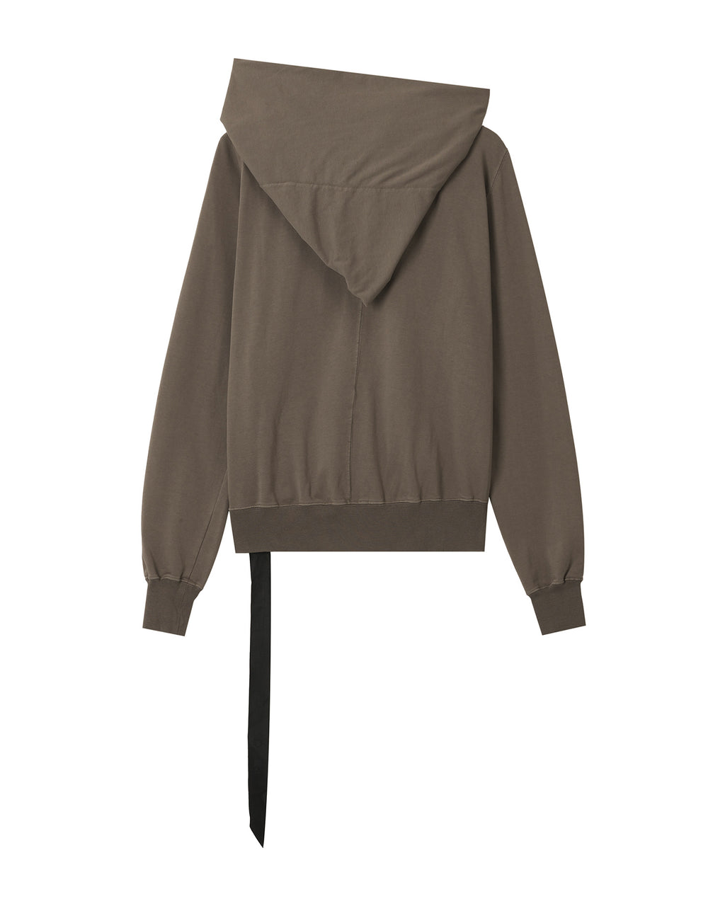 Hooded zip-up sweatshirt
