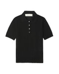 Polo short sleeve knit top