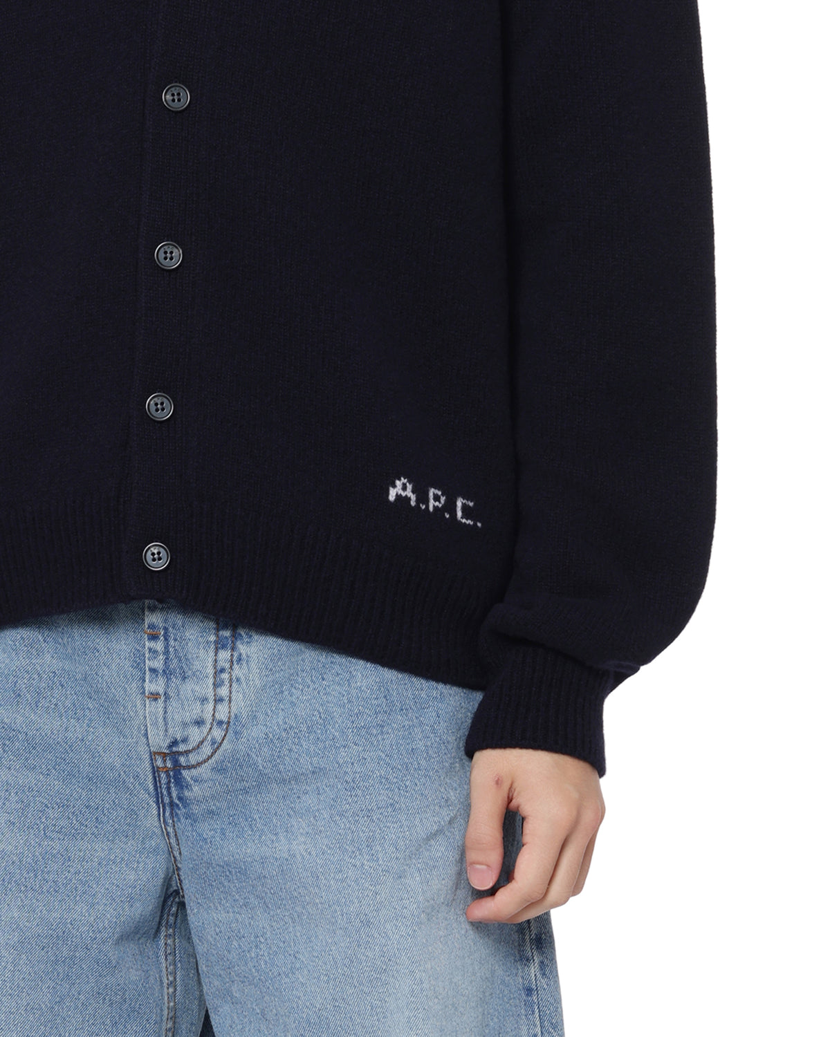 V-neck cardigan