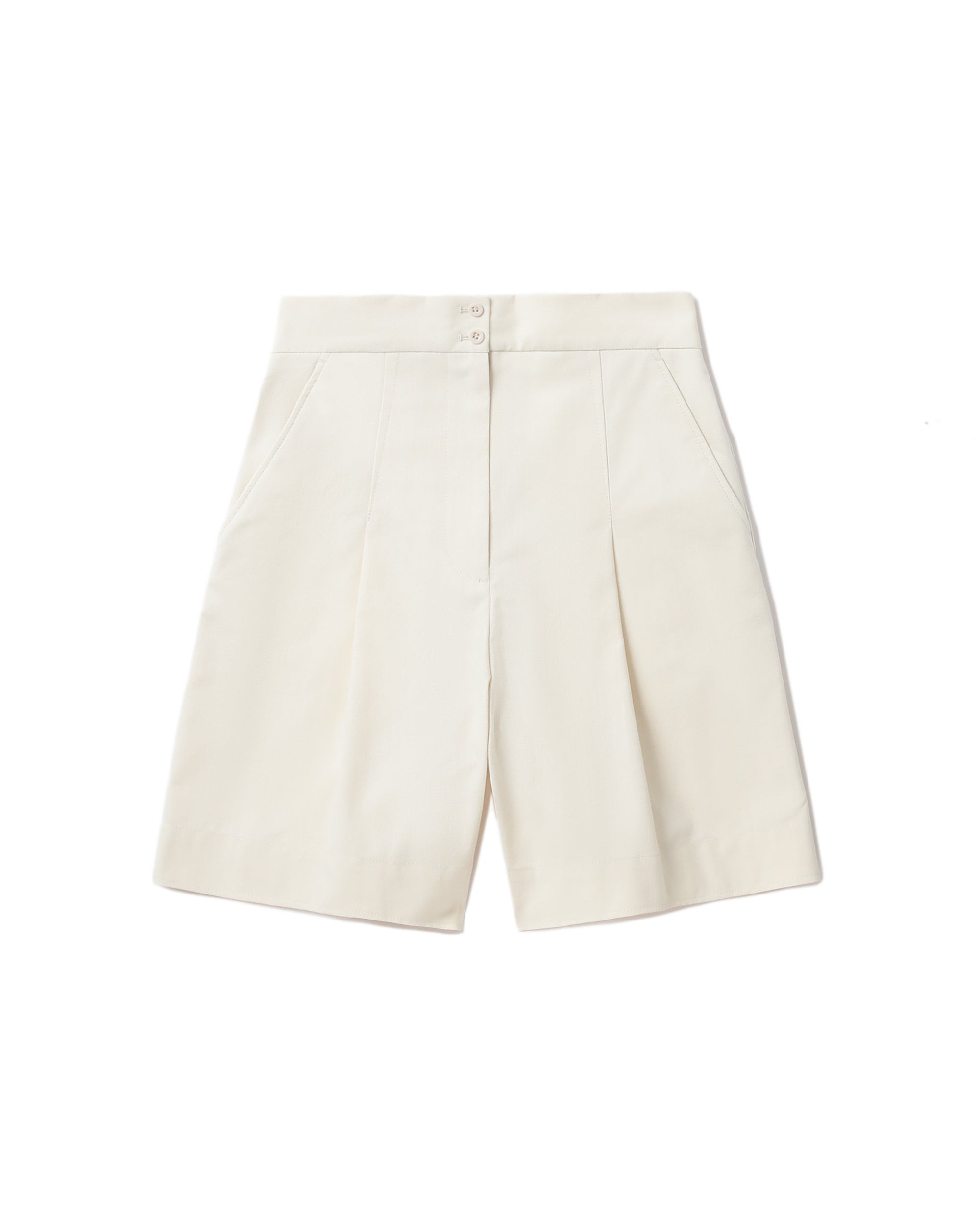 High-waisted shorts
